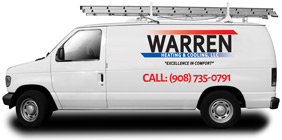 Warren HVAC service van