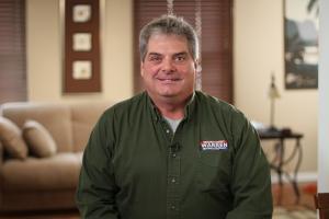 Photo of Paul Hewitt, owner of Warren Heating and Cooling